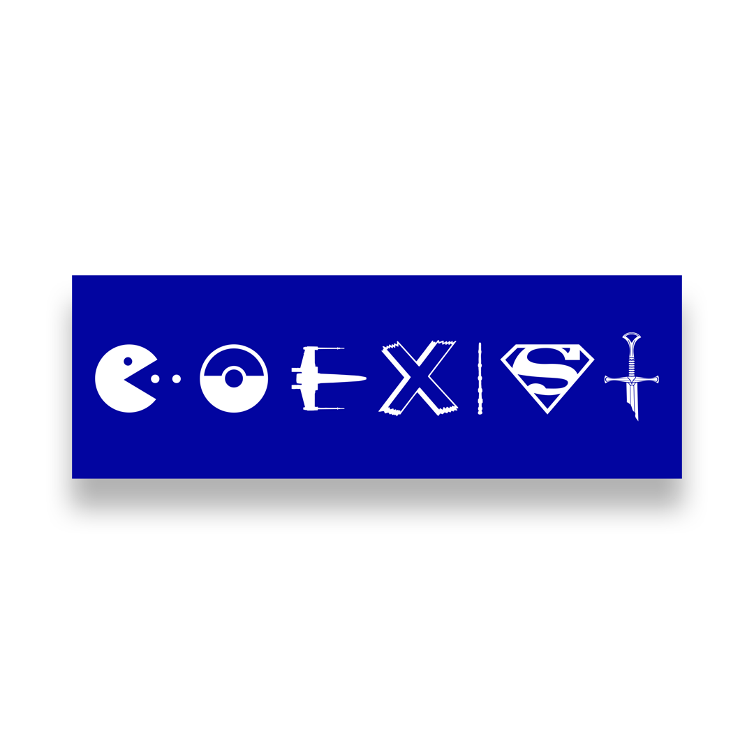 FanX Coexist Bumper Sticker