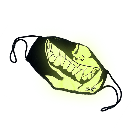 "Vampire Teeth" Glow-In-The-Dark Face Mask - FanX